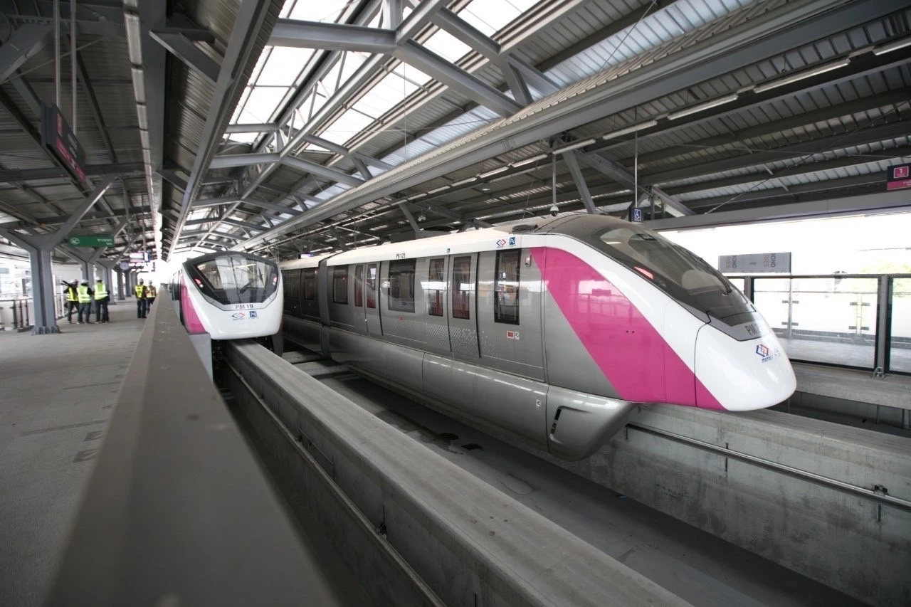 รฟม.พร้อมจ่ายเงินค่าก่อสร้าง "รถไฟฟ้าสายสีชมพู" งวดแรก 2,250 ล้านบาท