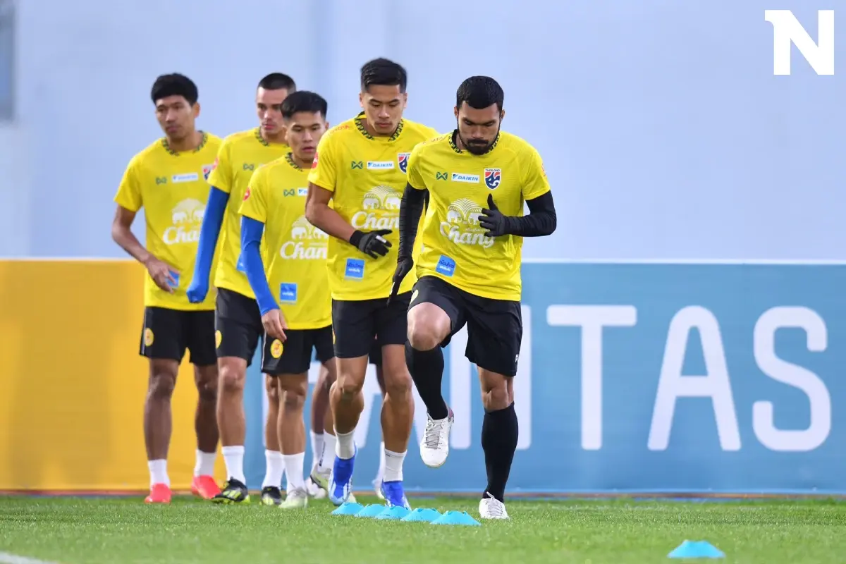 ทีมชาติไทย ซ้อมครั้งแรกหลังถึงจอร์เจีย "มาโน่" หวังทีมเร่งปรับตัวได้เร็ว