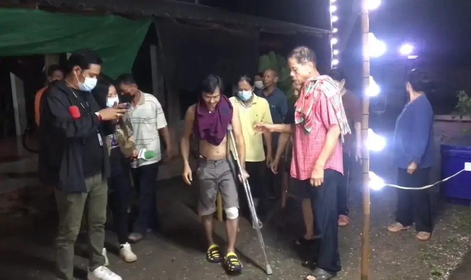 หนุ่มพะเยาแรงงานอิสราเอลที่ได้รับบาดเจ็บกลับถึงบ้านเกิดแล้ว