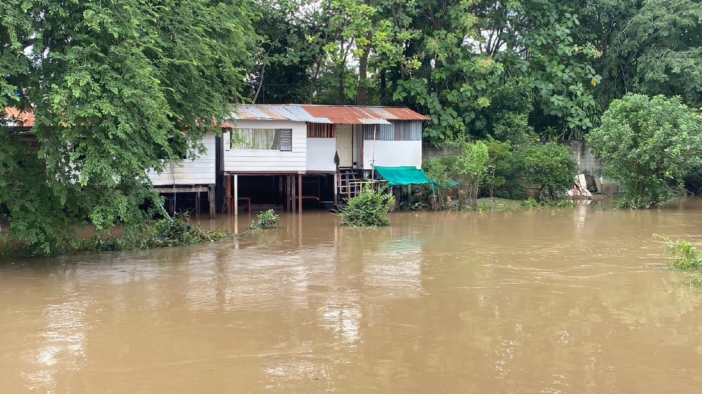 สถานการณ์ลำน้ำลำตะคองที่ไหลผ่านตัวเมืองโคราช