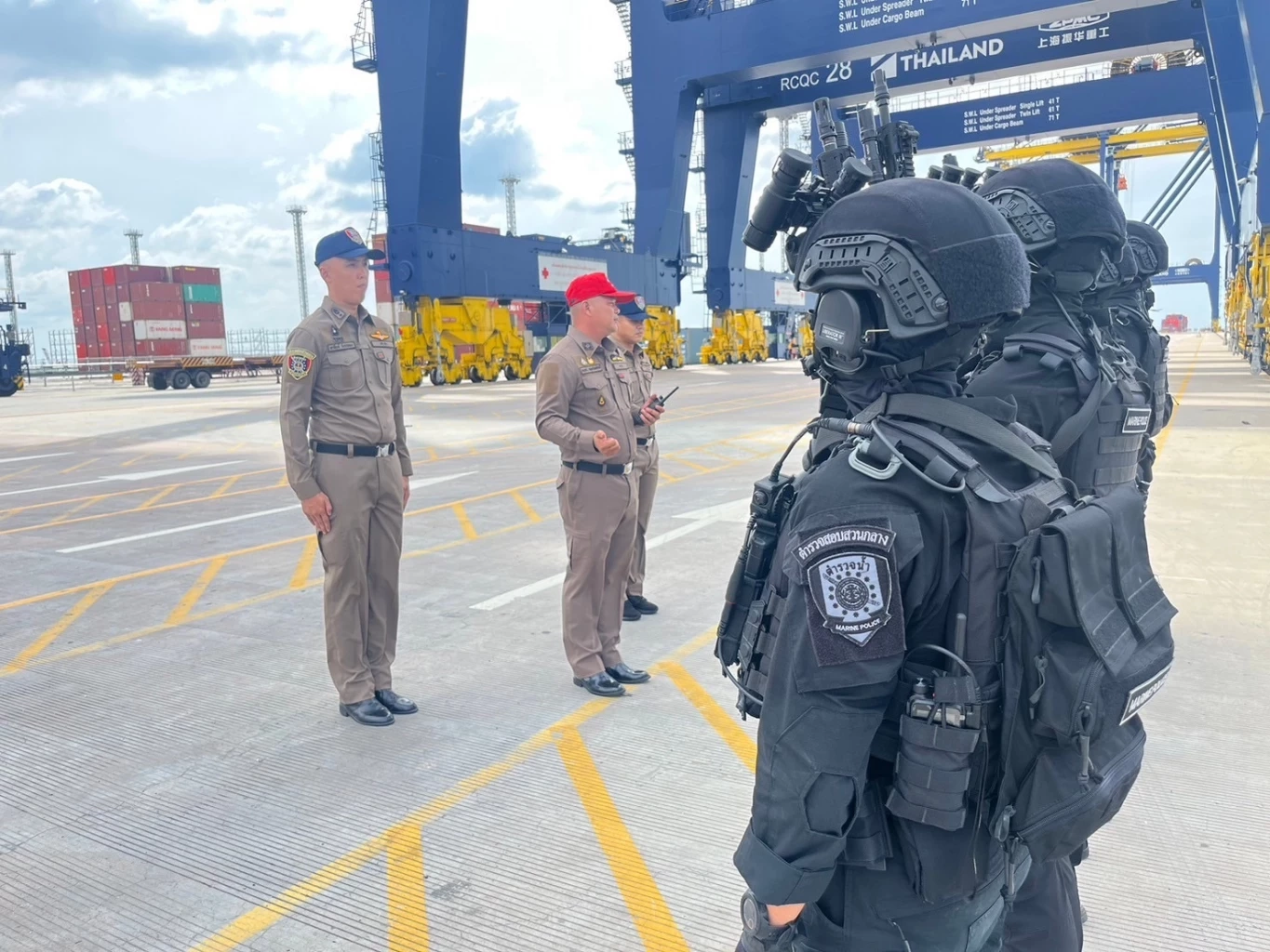 ตำรวจน้ำจัดชุดปฏิบัติการพิเศษ “มัจฉานุ” ฝึกซ้อมแผนเผชิญเหตุร้าย