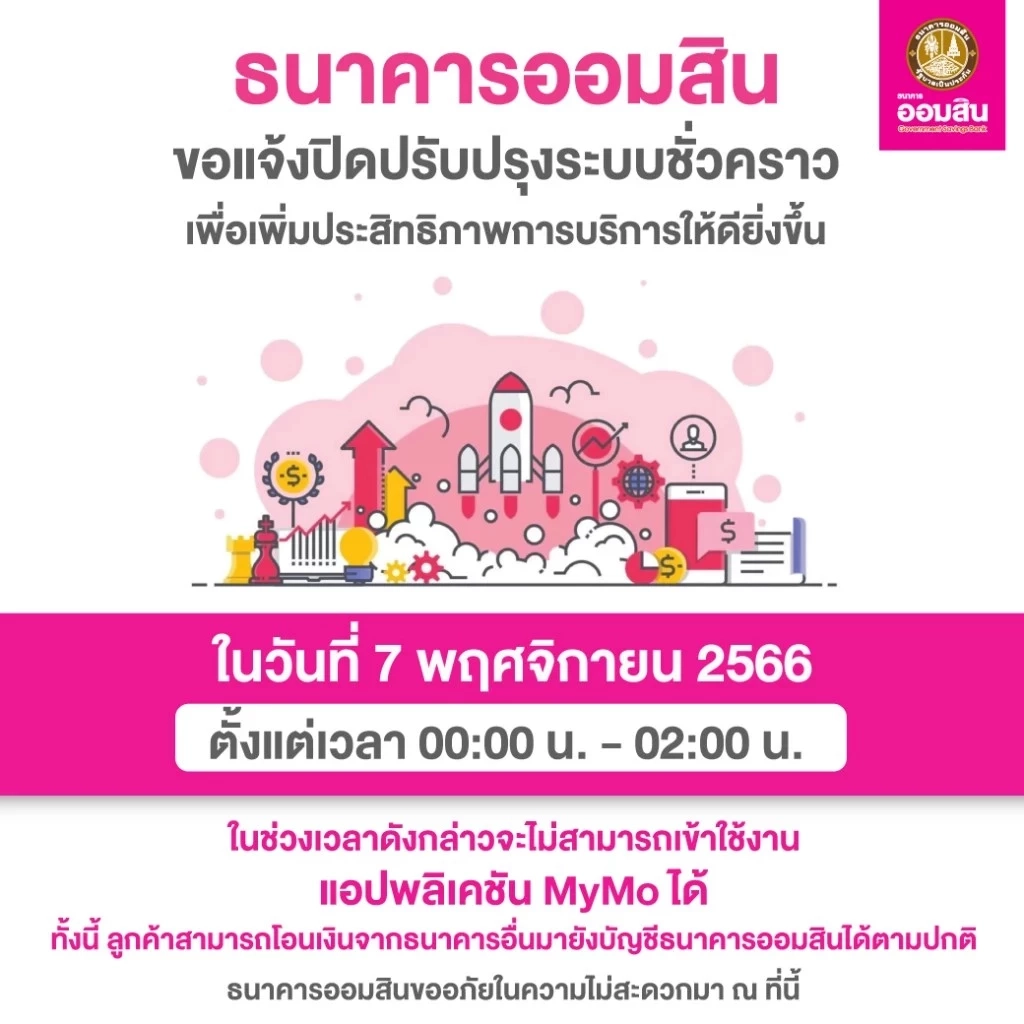 5 ธนาคารดัง แจ้งข่าวด่วน ปิดปรับปรุงระบบชั่วคราว ดีเดย์พรุ่งนี้ เช็กที่นี่ 