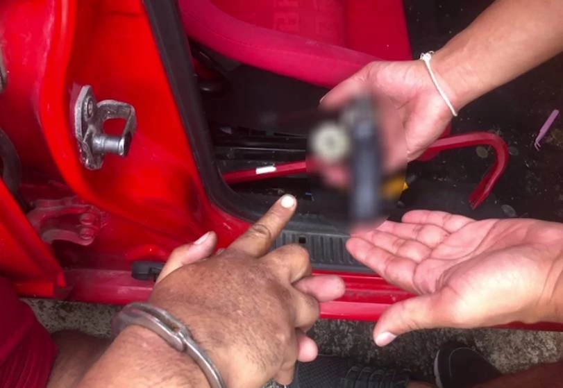 รวบหนุ่มแสบ ย่องขโมยแบตเตอรี่เสาโทรศัพท์ เสียหายครึ่งล้าน