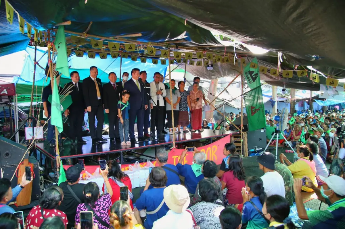 "ธรรมนัส" ส่งสมัชชาคนจนกลับ หลังชุมนุมมา 1 เดือน เล็งมีมาตรการช่วยเพิ่ม