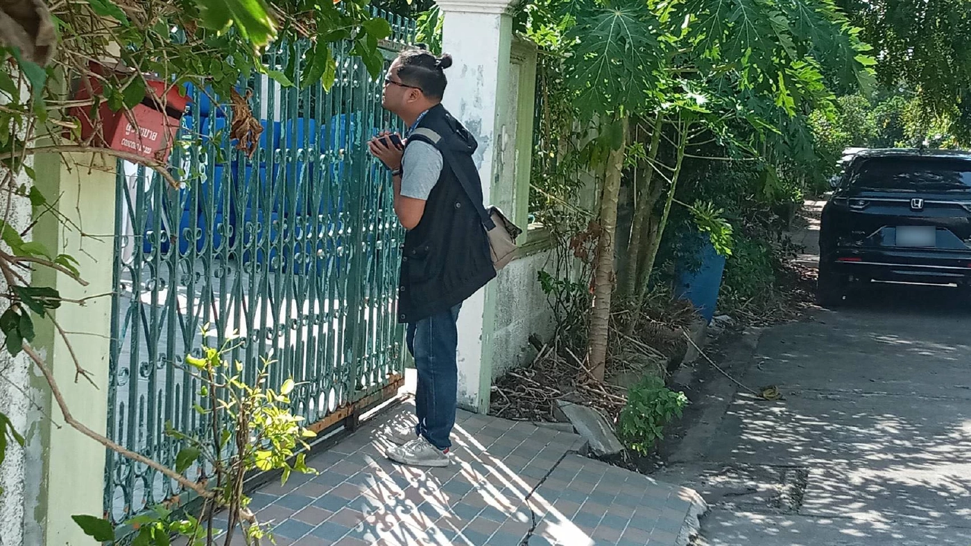 สำรวจบ้าน "อาจารย์เอก" แม่บ้านเผยเข้าพักเป็นครั้งคราว