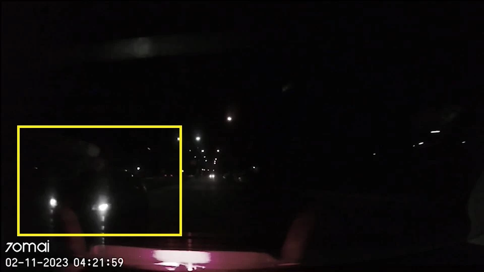 ภาพขณะรถหรูขับตามไล่ชน