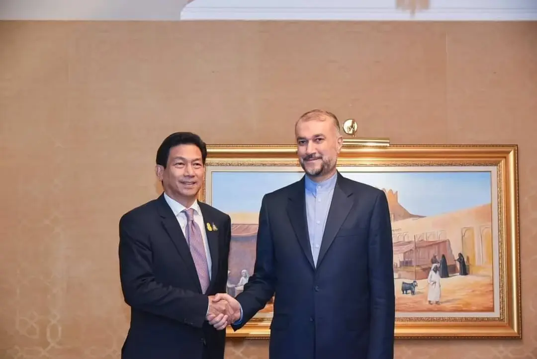 ปานปรีย์ รองนายกฯและรมว.ต่างประเทศ เข้าพบ  ดร.ฮุซัยน์ อะมีร อับดุลลอฮิยอน รมว.ต่างประเทศ อิหร่าน ขอช่วยเจรจาปล่อยตัวประกันไทย พร้อมหารือขยายความร่วมมือทวิภาคี