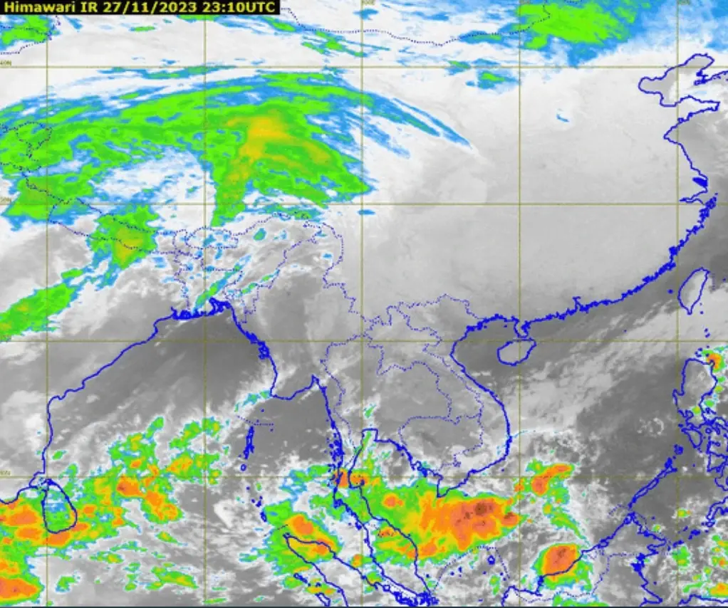 มวลอากาศเย็นระลอกใหม่แผ่ปกคลุม "พยากรณ์อากาศวันนี้" เตือนฝนตกหนัก อากาศหนาว และมีลมแรง
