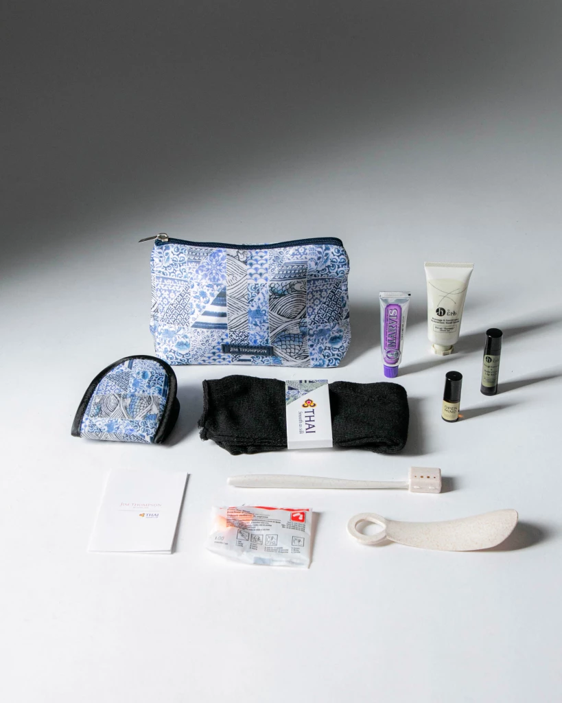 เปิดชุด Amenity Kit ใหม่ในคอนเซ็ปต์รักษ์โลกจากการบินไทย และ Jim Thompson