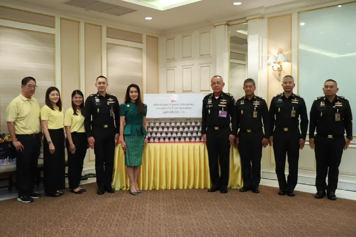 ‘เอส แอนด์ พี’ ครบรอบ 50 ปี มอบผลิตภัณฑ์คุกกี้เดลี่ แก่กองทัพบก