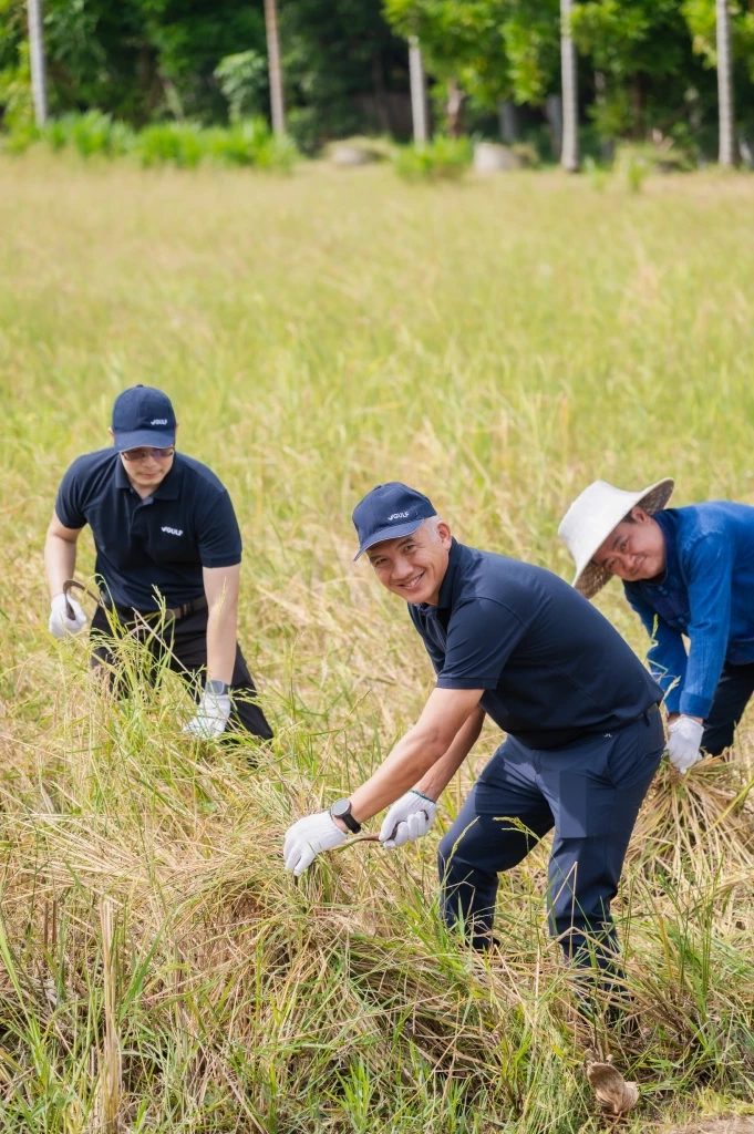 กัลฟ์ ชูศูนย์การเรียนรู้เกษตรและแปลงนาสาธิต โรงไฟฟ้าหนองแซง สู่ต้นแบบเศรษฐกิจหมุนเวียน พร้อมส่งเสริมวัฒนธรรมไทย “กัลฟ์สืบสานวิถีชาวนาไทย ร่วมใจลงแขกเกี่ยวข้าว”
