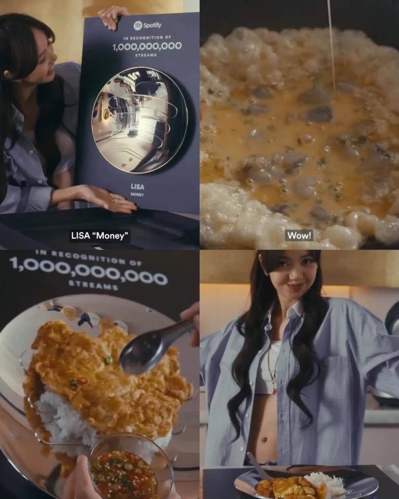 จุดพลุ "ลิซ่า" ได้โล่พันล้าน Spotify โชว์สกิลทำอาหารไทยดันให้เป็น Soft Power