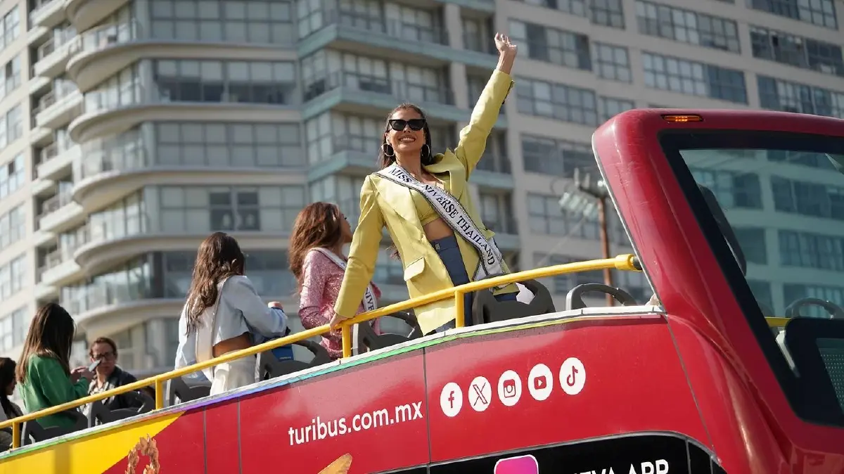 "แอนโทเนีย"  เยือนเม็กซิโกประเทศเจ้าภาพจัด Miss Universe ครั้งที่ 73