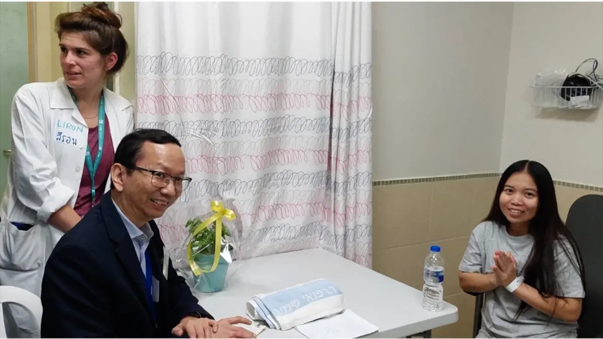 น.ส.ณัฐฐาวรี มูลกัน หรือ โย แรงงานไทยในอิสราเอล ที่ถูกจับเป็นตัวประกัน