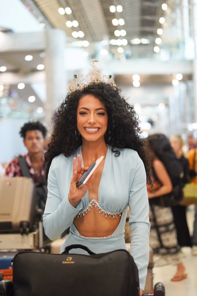 แฟนนางงามแห่ต้อนรับ ลูเซียน่า  มิสแกรนด์ อินเตอร์เนชั่นแนล 2023 ถึงไทย