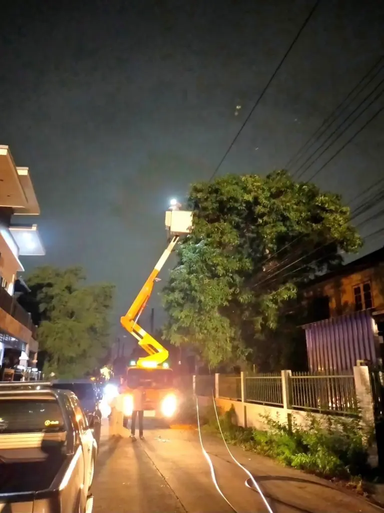 MEA เร่งแก้ไขเหตุไฟฟ้าขัดข้องหลายพื้นที่จากจากเหตุพายุฝน