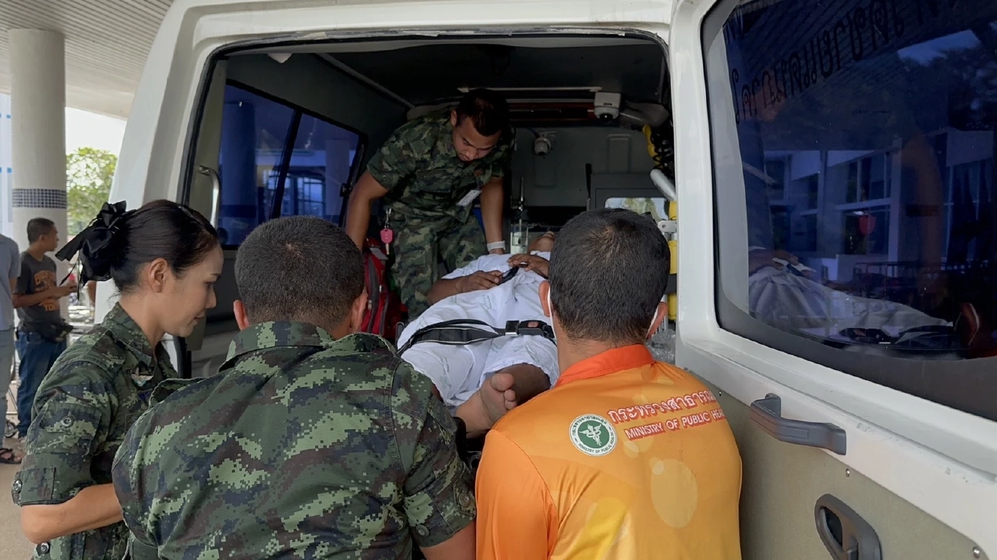 คนร้ายลอบวางกับระเบิด ชุดจรยุทธ์ทหารพราน 45 ขณะลาดตระเวน ดับ 1 เจ็บ 2