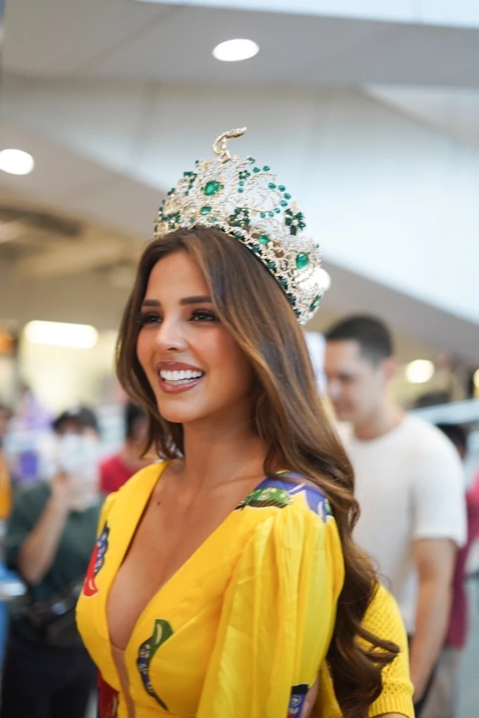 แฟนนางงามแห่ต้อนรับ ลูเซียน่า  มิสแกรนด์ อินเตอร์เนชั่นแนล 2023 ถึงไทย