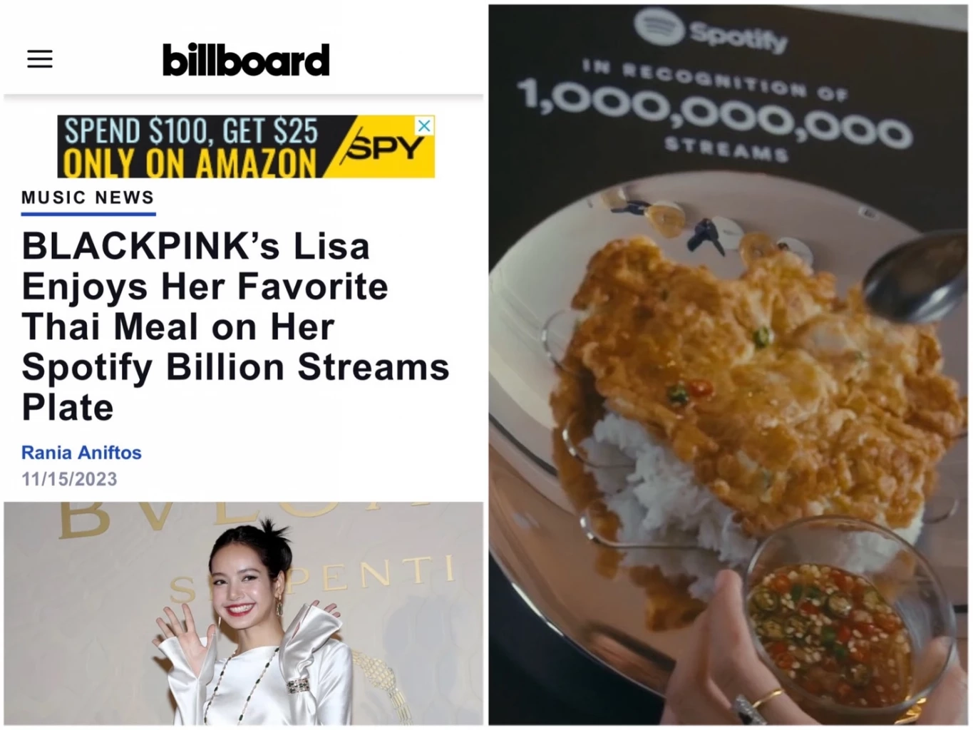 จุดพลุ "ลิซ่า" ได้โล่พันล้าน Spotify โชว์สกิลทำอาหารไทยดันให้เป็น Soft Power