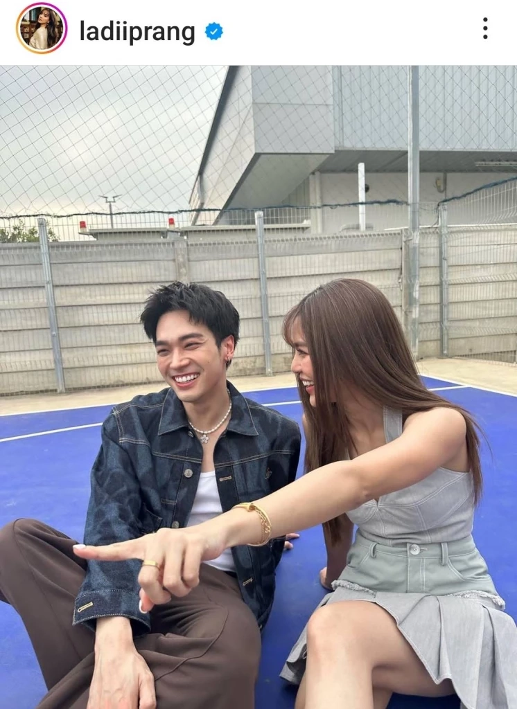 "เลดี้ปราง" เขินตัวบิด "โอบนิธิ" โผล่เซอร์ไพรส์เปิดใจเล่าที่มาความจิ้น