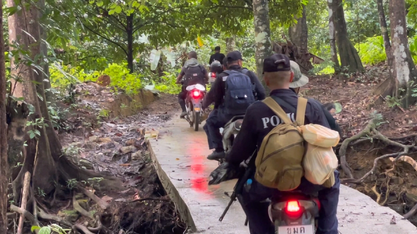 ฝนถล่มเทือกเขาบรรรทัด เกิดน้ำป่าทะลัก เพิ่มอุปสรรคในการล่าตัว "เสี่ยแป้ง"