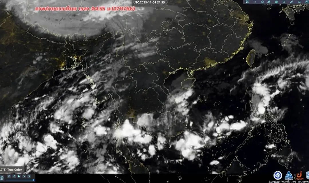 พยากรณ์อากาศวันนี้ อุตุฯแจ้งไทยตอนบนเช้ามีหมอก ฝนเพิ่มขึ้น ภาคใต้ฝนตกหนัก