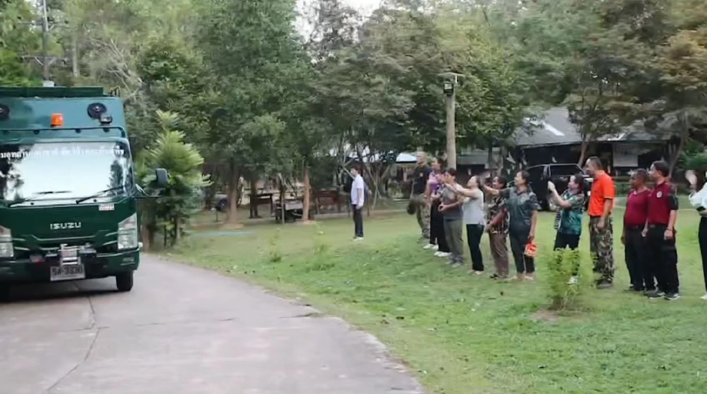 "น้องกันยา" ลูกช้างป่าพลัดหลง ถึงฟาร์มช้างเชียงใหม่ โดยสวัสดิภาพ