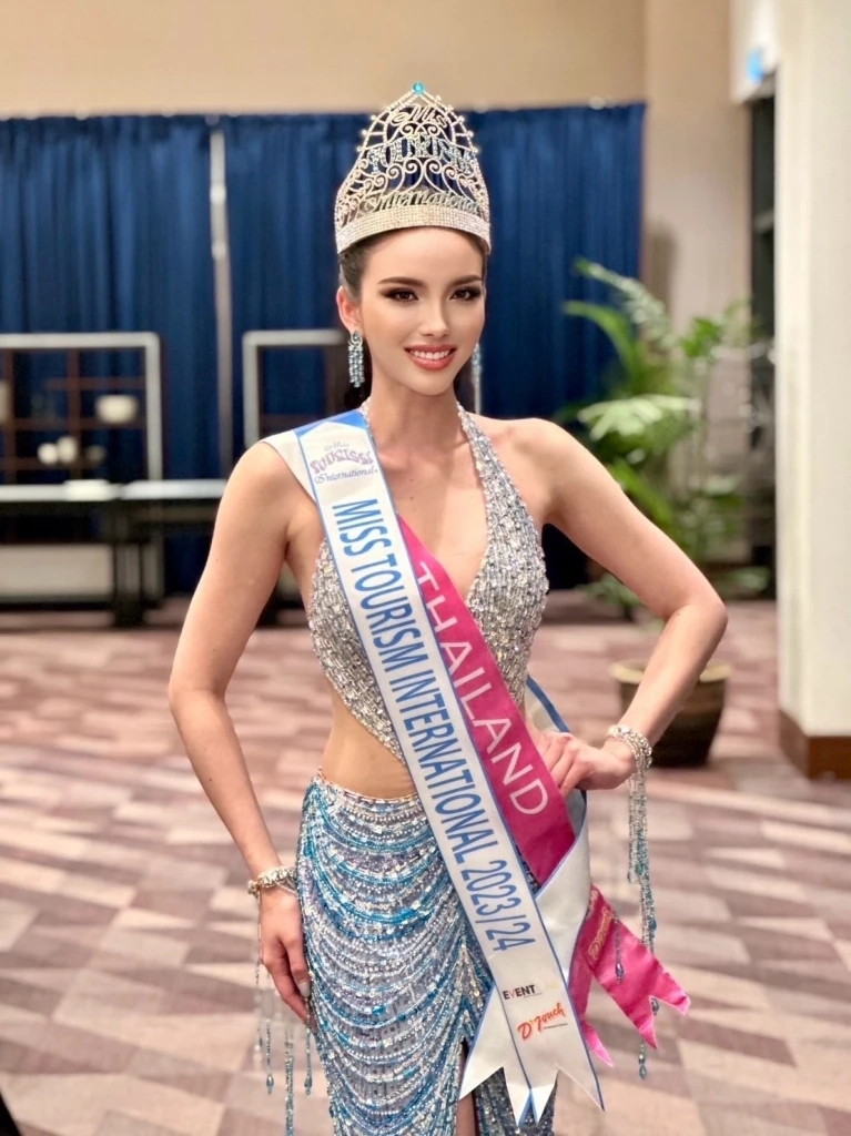 แฟนนางงามเฮ "เทีย ทวีพาณิชย์พันธุ์" คว้ามงกุฎ Miss Tourism International 2023