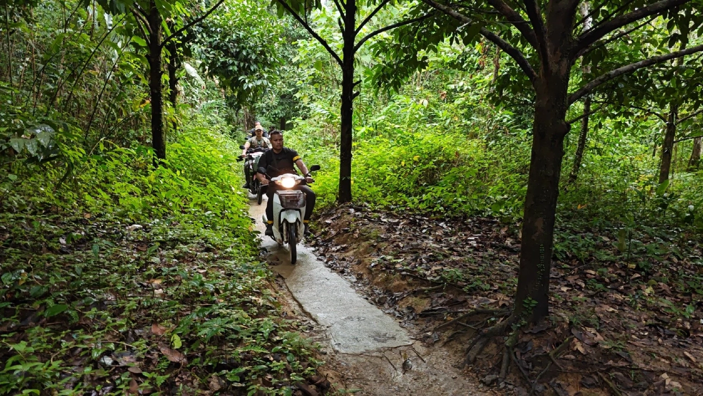 เส้นทางเดียวที่ใช้รถจักรยานยนต์ได้