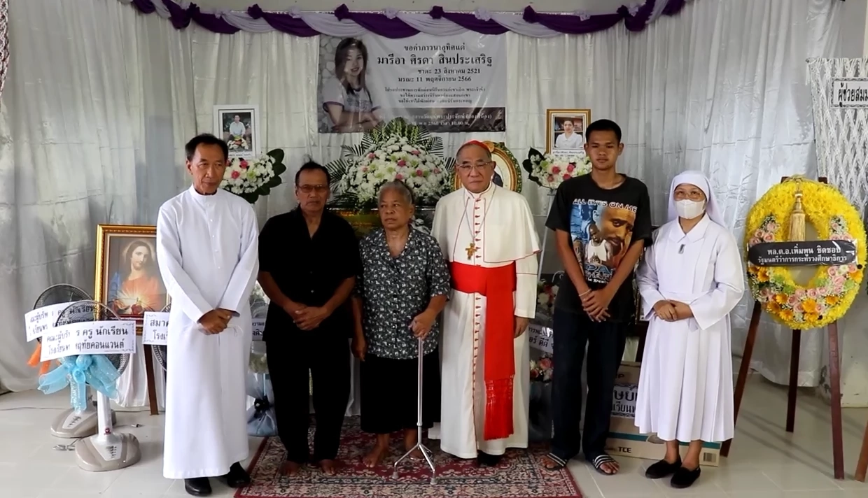 พระคาร์ดินัล อัครมุขคาทอลิก สวดให้ครูเจี๊ยบ สู่สวรรค์