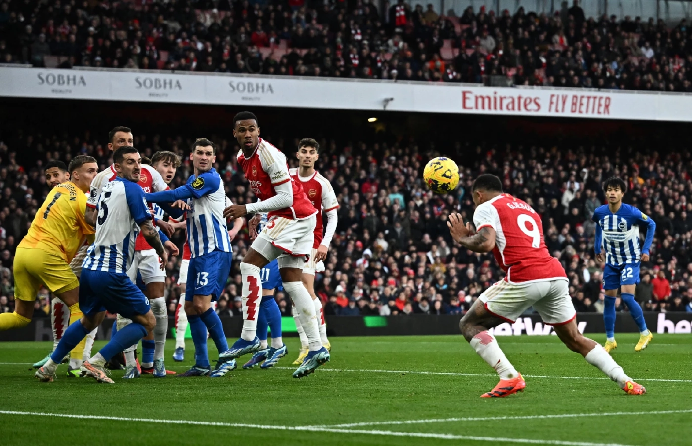 อาร์เซน่อล 2-0 ไบรท์ตัน