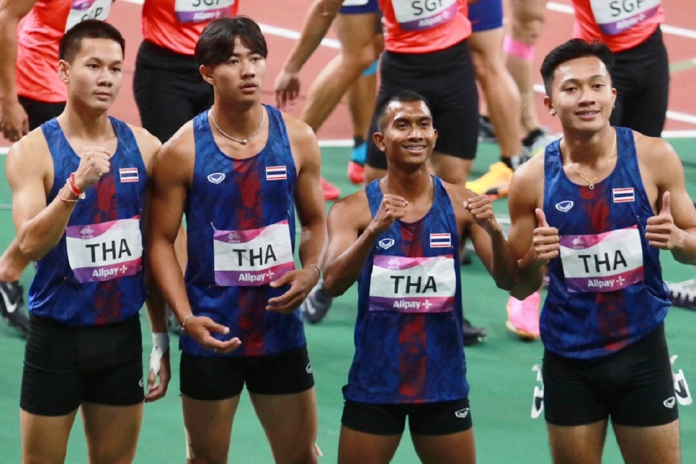 ทีมวิ่งผลัด 4x00 ม.ชาย หวังถึงทอง แต่จบแบบไม่ได้เหรียญ