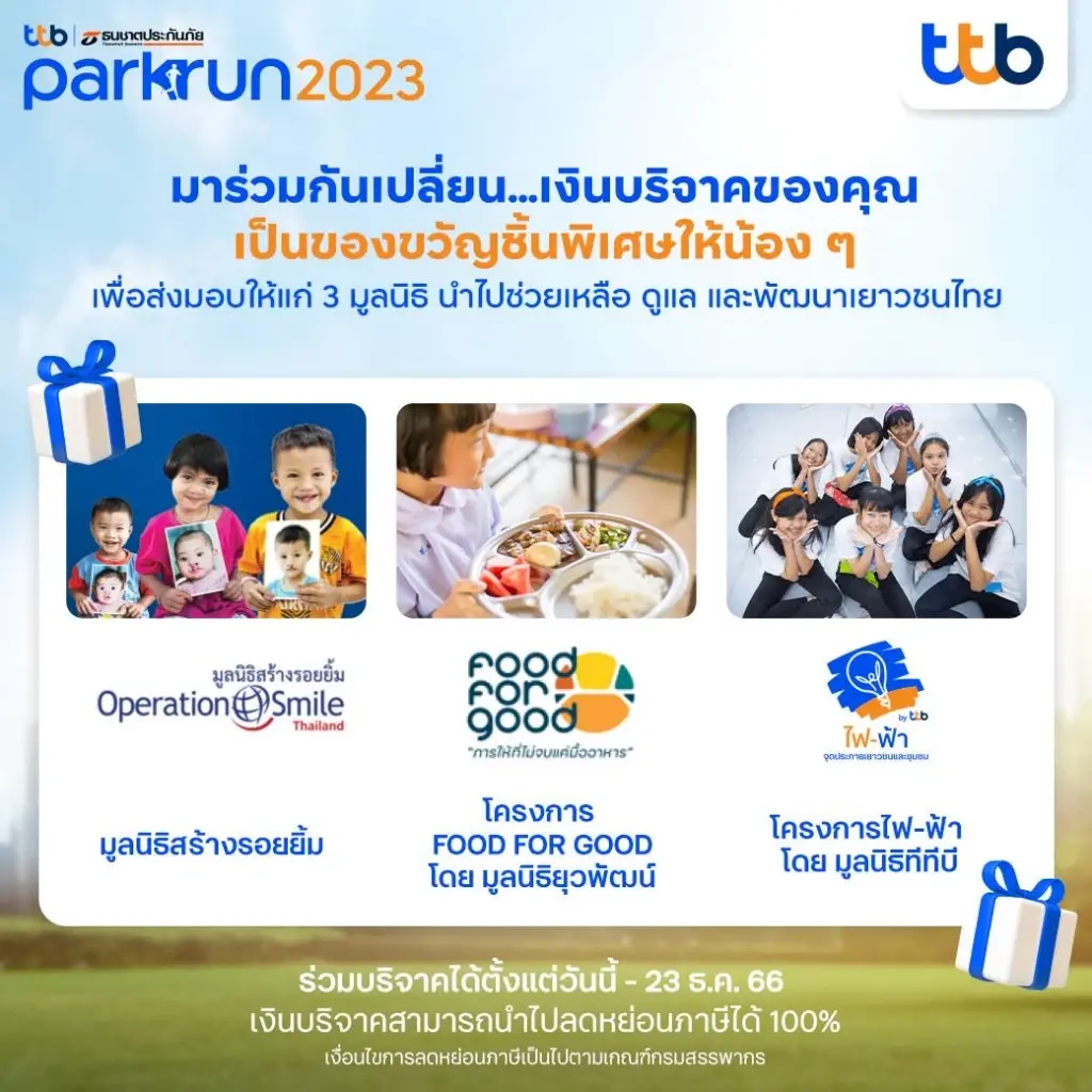 ทีทีบี ธนชาตประกันภัย พาร์ครัน 2023