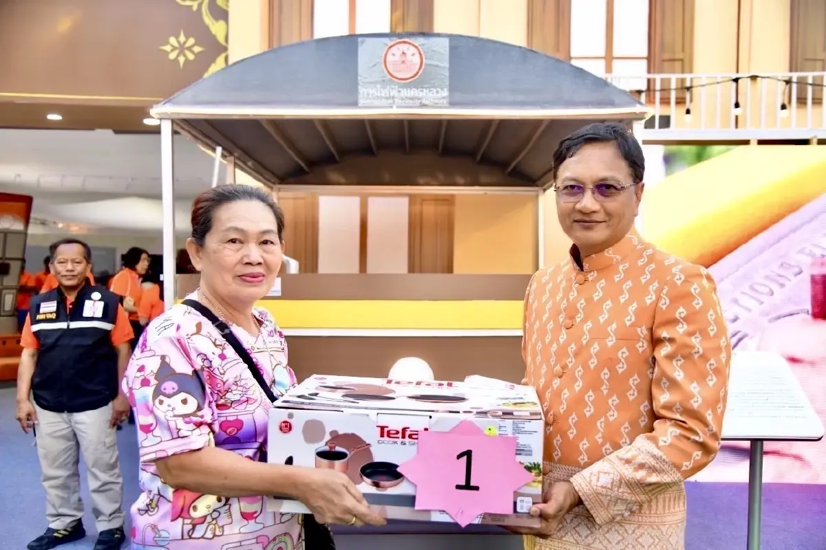 MEA ต้อนรับ "นายอนุทิน" มท.1 เยี่ยมชมบูทในงานกาชาด สวนลุมพินี