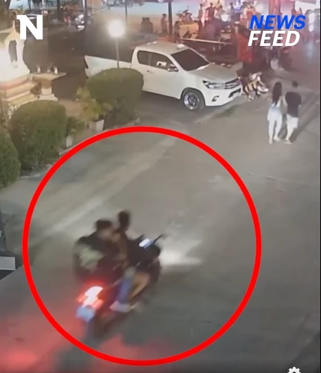 วงจรปิดจับภาพสาว 17 ซ้ายท้ายรถ จยย.ไปกับสมรักษ์