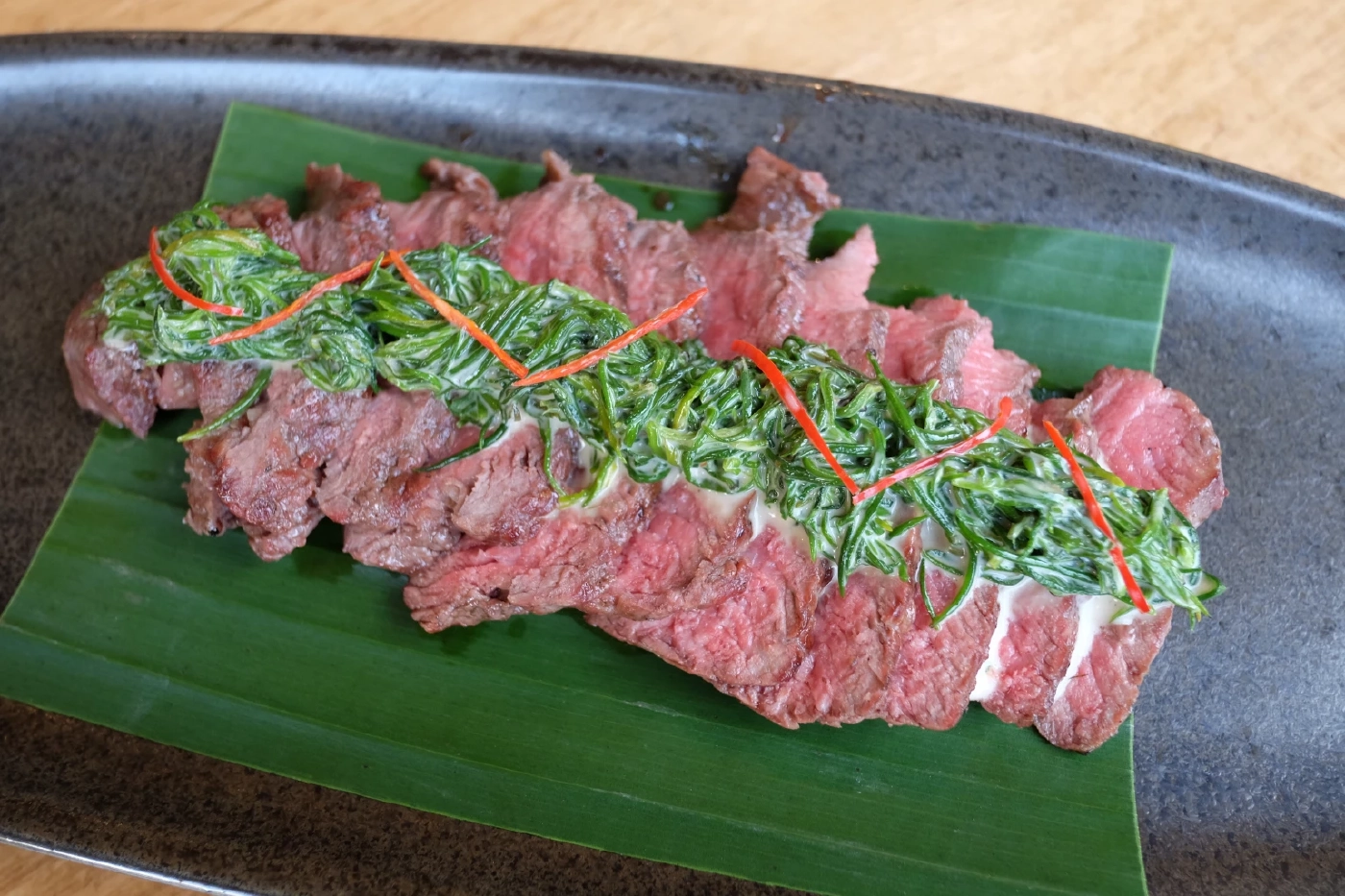 เนื้อไทยวากิวย่างชะคราม