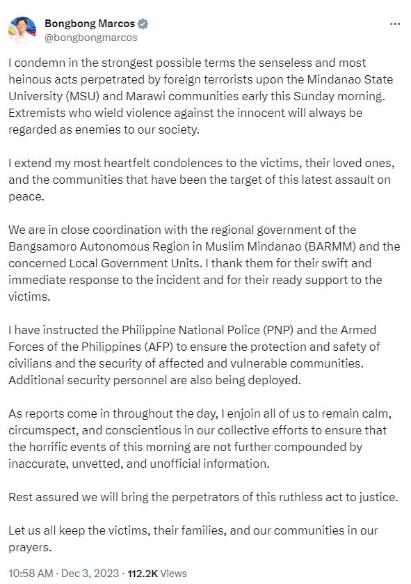 ภัยก่อการร้ายหวนคืนฟิลิปปินส์ ระเบิดมหาวิทยาลัยในมินดาเนา