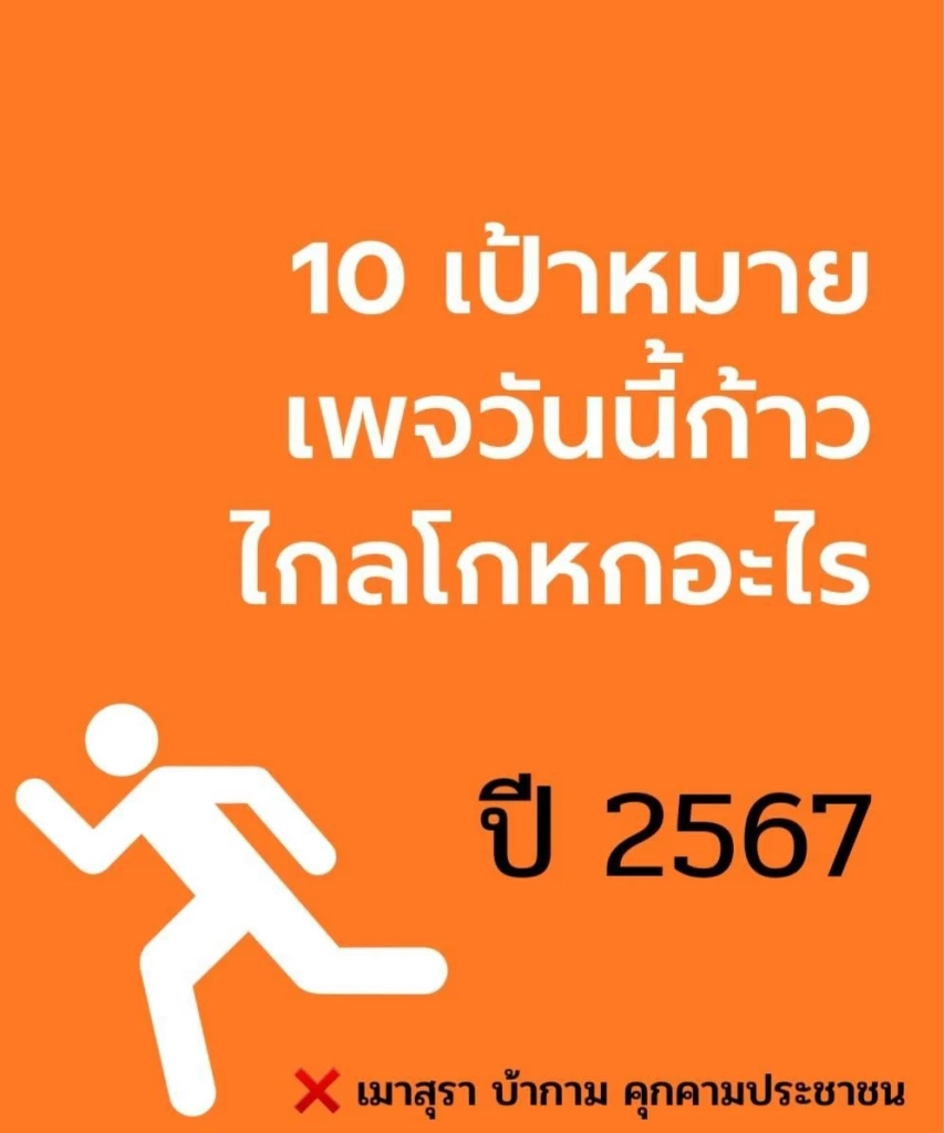 เป้าหมายปีหน้า เพจวันนี้ก้าวไกลโกหกอะไร