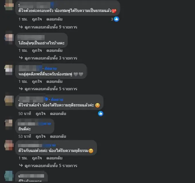 ตัวอย่างความคิดเห็นชาวเน็ต