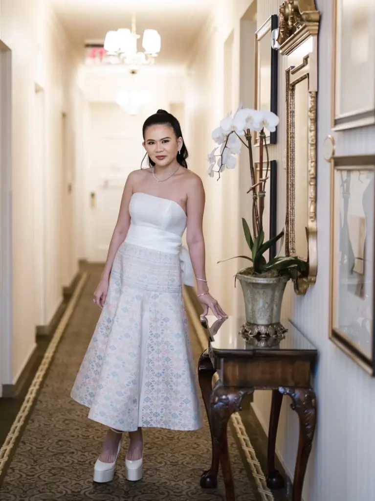 "ป่าน ณิชาภัทร" ดันผ้าไทยเป็นซอฟต์พาวเวอร์ใส่เฉิดฉายที่ทำเนียบขาว