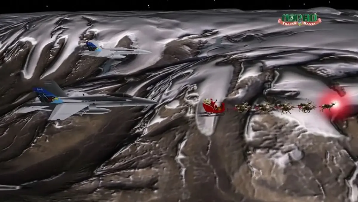 NORAD จัดเต็ม! ติดตามเส้นทางซานตาคลอส