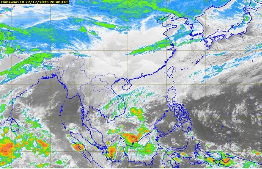 มวลอากาศเย็นกำลังแรง แผ่ปกคลุมประเทศไทย