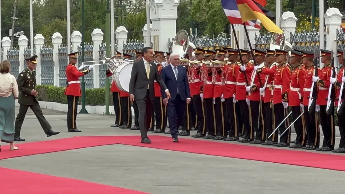 ประธานาธิบดีฯ เยอรมนี เยือนไทยอย่างเป็นทางการในรอบ 22 ปี ฐานะแขกของรัฐบาล