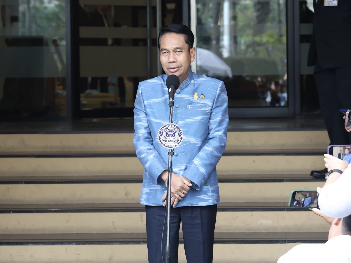 นายสุทิน คลังแสง รัฐมนตรีว่าการกระทรวงกลาโหม