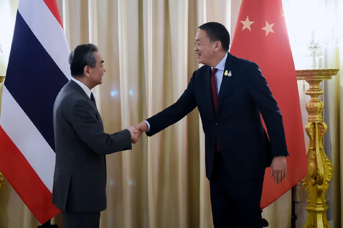 หวัง อี้ เข้าเยี่ยมคารวะ เศรษฐา