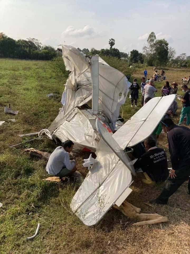 ด่วน! สลดรับวันเด็ก เกิดเหตุเครื่องบินเล็กตกที่พัทยา บาดเจ็บ 1 เสียชีวิต 1