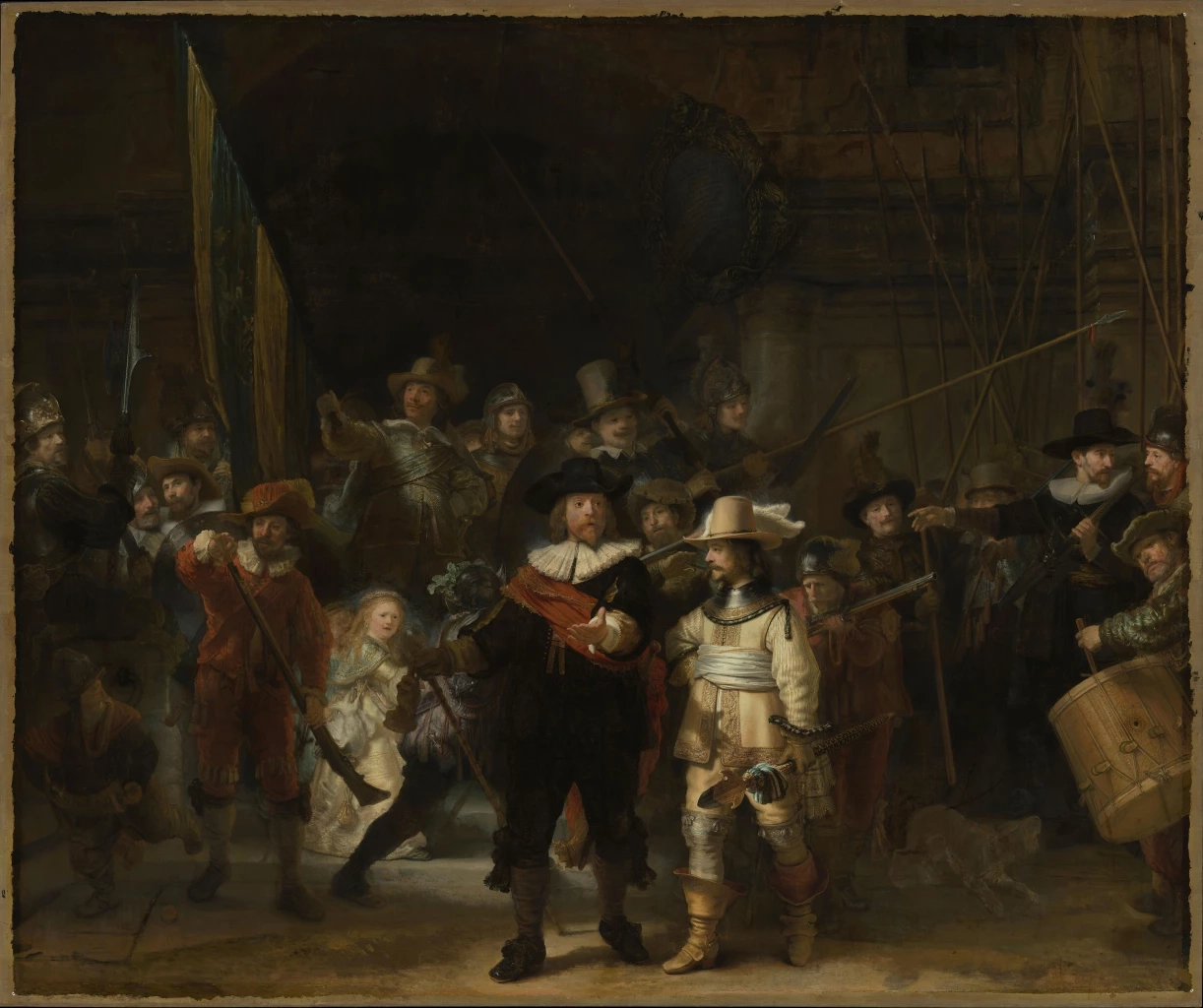 The Night Watch (1642). ภาพจาก: Wikimedia Commons