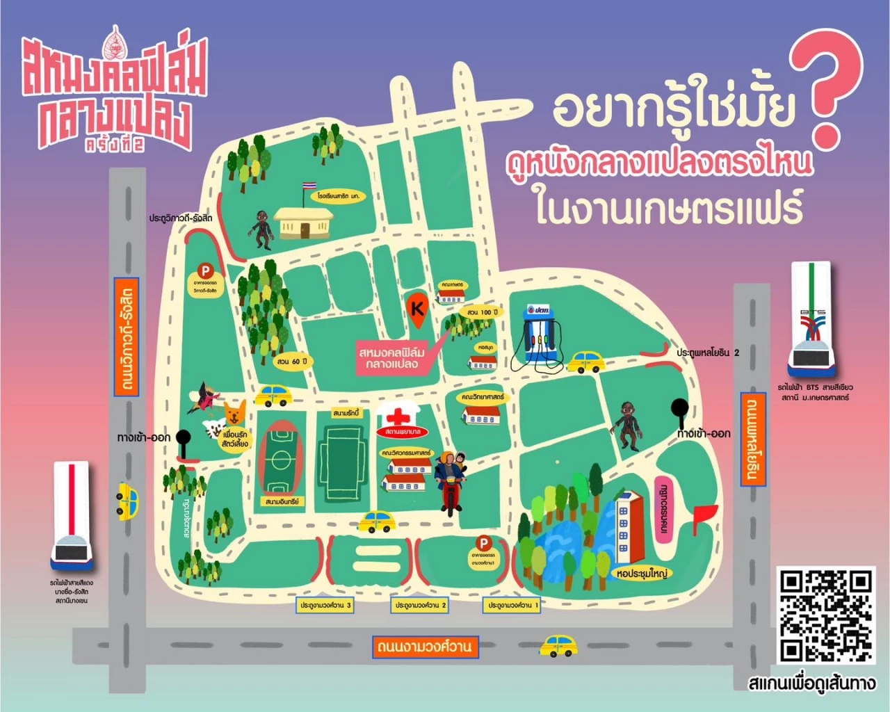 ชวนดูหนังกลางแปลง "งานเกษตรแฟร์ 2567" สัมผัสบรรยากาศย้อนยุคสุดคลาสสิก