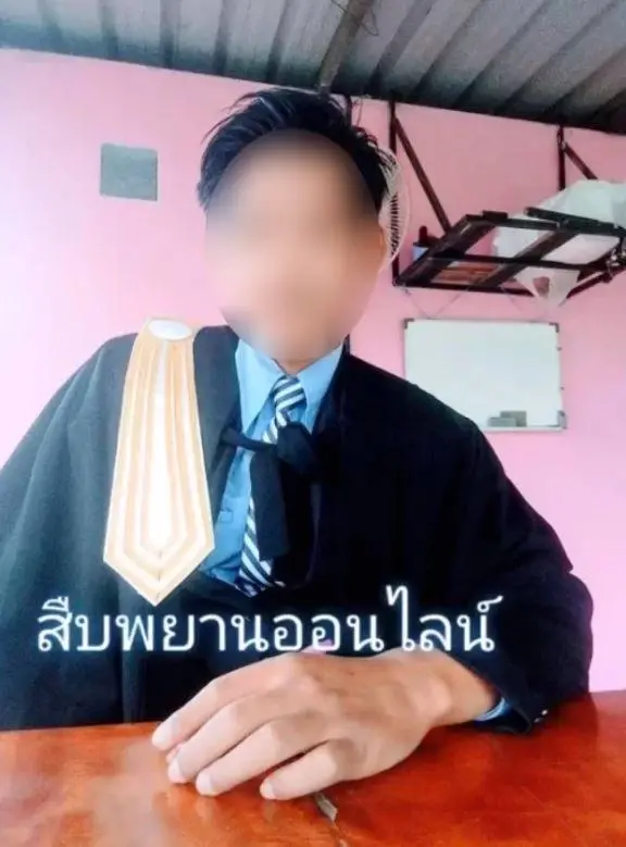 นายพรเทพ พ่อค้าขายไก่หมุน ปลอมเป็นทนายความ