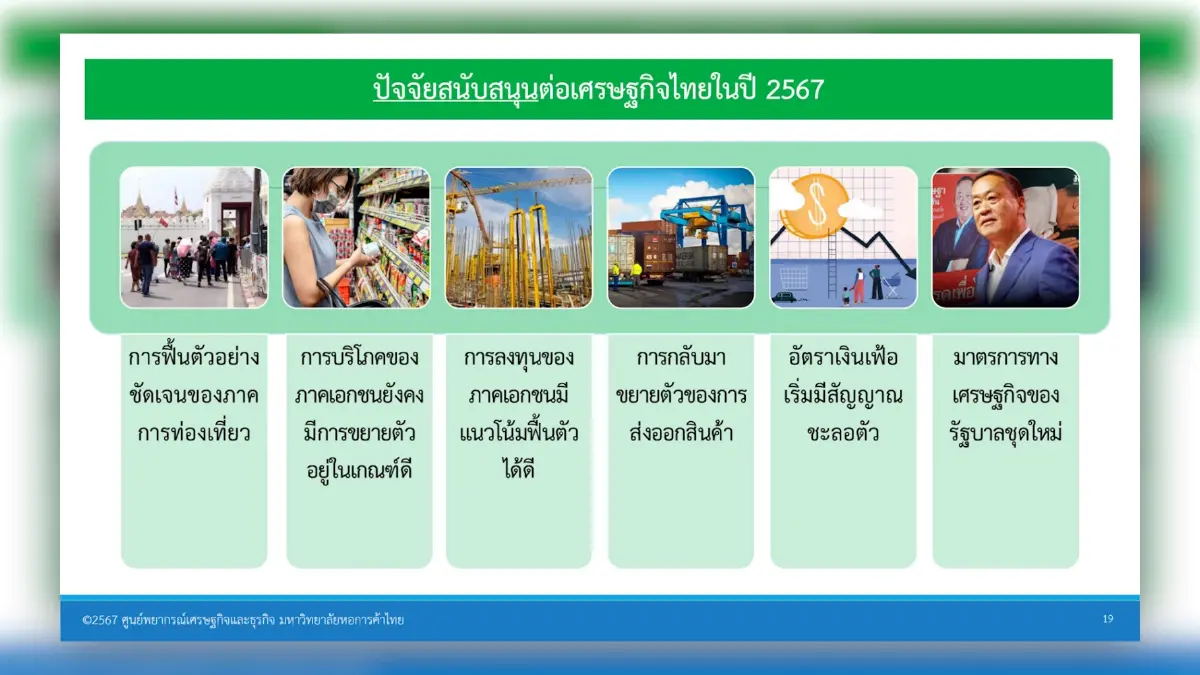 หอการค้าฯ คาดจีดีพีปี 67 ขยายตัว 3.2% ส่งออกโต 3%